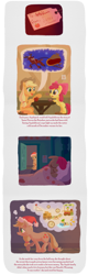 Size: 1063x3337 | Tagged: safe, artist:wizardwannabe, imported from derpibooru, apple bloom, applejack, reindeer, christmas, comic, hat, santa hat