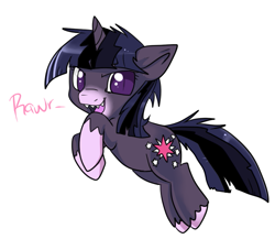 Size: 591x514 | Tagged: safe, artist:lustrous-dreams, imported from derpibooru, twilight sparkle, cute, filly, filly twilight sparkle, foal, rawr, tumblr, twiabetes, werelight shine