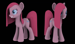 Size: 1160x689 | Tagged: safe, artist:hashbro, imported from derpibooru, pinkie pie, 3d, pinkamena diane pie