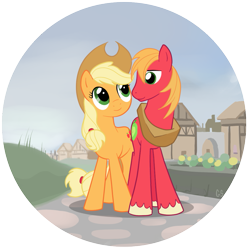 Size: 977x983 | Tagged: safe, artist:gsphere, imported from derpibooru, applejack, big macintosh, earth pony, pony, male, stallion