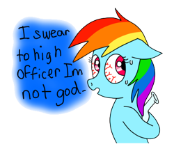 Size: 450x390 | Tagged: safe, artist:storm-swirl, imported from derpibooru, rainbow dash, pony, bloodshot eyes, bong, drugs, solo, speech bubble