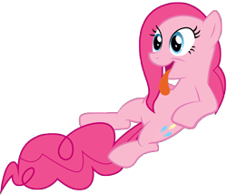 Size: 6999x6005 | Tagged: safe, imported from derpibooru, pinkie pie, earth pony, pony, the return of harmony, absurd resolution, simple background, tongue out, transparent background, vector, wet, wet mane, wet mane pinkie pie