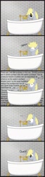 Size: 1100x4271 | Tagged: safe, artist:manateemckenzie, imported from derpibooru, derpy hooves, pegasus, pony, bath, comic, female, mare