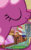 Size: 225x360 | Tagged: safe, imported from derpibooru, screencap, cheerilee, pony, hearts and hooves day (episode), animated, female, hearts and hooves day, licking, out of context, solo