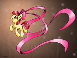 Size: 1967x1488 | Tagged: safe, artist:eeveetachi, imported from derpibooru, apple bloom, ribbon