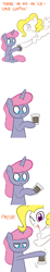 Size: 900x4865 | Tagged: safe, artist:willdrawforfood1, imported from derpibooru, surprise, oc, oc:velvet, ask surprise, ask velvet, coffee, coffee cup, cup, g1, g1 to g4, g4, generation leap