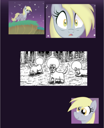 Size: 751x921 | Tagged: safe, imported from derpibooru, derpy hooves, pegasus, pony, bobobo, bobobo-bo bo-bobo, discovery meme, exploitable meme, female, mare, meme