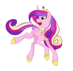 Size: 826x805 | Tagged: safe, artist:kudalyn, imported from derpibooru, princess cadance, pony, female, simple background, solo, transparent background