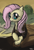 Size: 1882x2799 | Tagged: safe, artist:senorclayson, imported from derpibooru, fluttershy, female, fluttalisa, hilarious in hindsight, mare, mona lisa, parody