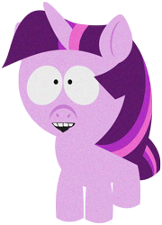 Size: 1590x2205 | Tagged: safe, artist:toonfreak, imported from derpibooru, twilight sparkle, pony, unicorn, south park, style emulation