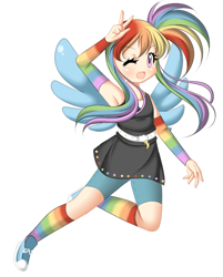 Size: 663x824 | Tagged: safe, artist:amai--kiss, imported from derpibooru, rainbow dash, human, chibi, converse, humanized, shoes