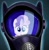 Size: 600x615 | Tagged: artist needed, safe, artist:blueshift, imported from derpibooru, sweetie belle, pony, unicorn, fanfic, fanfic art, fanfic cover, female, filly, foal, gas mask, looking at you, mask, reflection, solo