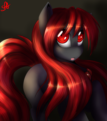 Size: 3000x3375 | Tagged: safe, artist:spittfireart, imported from derpibooru, pony, earthbound, giygas, high res, ponified, rule 63, solo