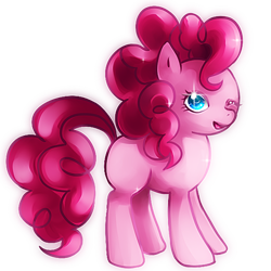 Size: 400x400 | Tagged: safe, artist:peach-momoko, imported from derpibooru, pinkie pie, pony, female, solo