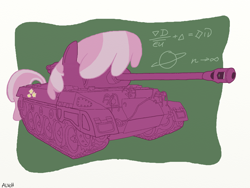 Size: 1600x1200 | Tagged: safe, artist:alvchfokarev, imported from derpibooru, cheerilee, duo, m18 hellcat, pony tank, tank (vehicle)