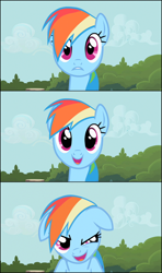 Size: 644x1085 | Tagged: safe, imported from derpibooru, screencap, rainbow dash, pegasus, pony