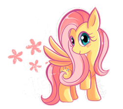 Size: 600x532 | Tagged: safe, artist:ipun, imported from derpibooru, fluttershy, pony, female, simple background, solo, transparent background