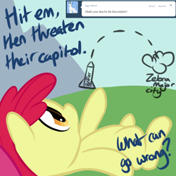 Size: 500x500 | Tagged: safe, artist:florecentmoo, imported from derpibooru, apple bloom, racism, racist apple bloom