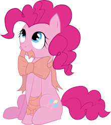 Size: 3547x4011 | Tagged: safe, artist:speccysy, artist:thundersdn, imported from derpibooru, pinkie pie, pony, bow, female, simple background, solo, transparent background