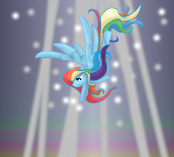 Size: 2504x2264 | Tagged: safe, artist:dazed-and-wandering, imported from derpibooru, rainbow dash, pegasus, pony, flying, high res, solo