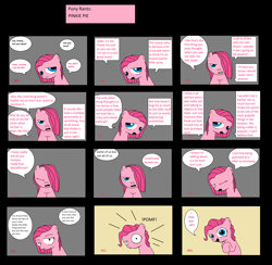 Size: 5384x5256 | Tagged: safe, artist:mad-mutt, imported from derpibooru, pinkie pie, absurd resolution, comic, meta, pinkamena diane pie, pony rants