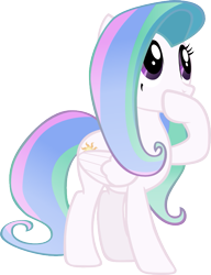 Size: 643x837 | Tagged: safe, artist:theairgonaut, imported from derpibooru, fluttershy, princess celestia, recolor, simple background, transparent background