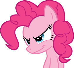 Size: 5493x5041 | Tagged: safe, artist:mehoep, imported from derpibooru, pinkie pie, earth pony, pony, absurd resolution, female, grin, mare, simple background, solo, transparent background, vector