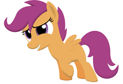 Size: 4993x3414 | Tagged: safe, artist:baumkuchenpony, imported from derpibooru, scootaloo, pony, female, simple background, solo, transparent background