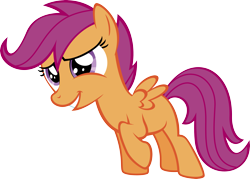 Size: 4655x3339 | Tagged: safe, artist:baumkuchenpony, imported from derpibooru, scootaloo, pegasus, pony, female, filly, simple background, solo, transparent background, vector