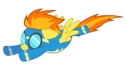 Size: 5250x3000 | Tagged: safe, artist:baumkuchenpony, imported from derpibooru, spitfire, pegasus, pony, .svg available, clothes, goggles, show accurate, simple background, transparent background, uniform, vector, wonderbolts uniform