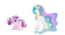 Size: 919x501 | Tagged: safe, imported from derpibooru, princess cadance, princess celestia, alicorn, pony, princess molestia, young, younger