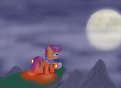 Size: 3507x2550 | Tagged: safe, artist:ponyus94, imported from derpibooru, scootaloo, high res, jetpack