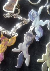 Size: 436x620 | Tagged: artist needed, safe, imported from derpibooru, dj pon-3, octavia melody, vinyl scratch, craft, keychain, photo