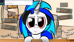 Size: 1100x619 | Tagged: safe, artist:abaddon41, imported from derpibooru, dj pon-3, vinyl scratch, unicorn, ask, female, lesbian, man vs machine, scout, scratchtavia, shipping, team fortress 2, video game