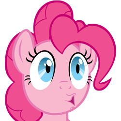 Size: 2500x2500 | Tagged: safe, artist:atomicgreymon, imported from derpibooru, pinkie pie, high res, simple background, transparent background, vector
