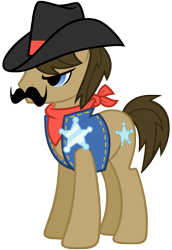 Size: 2750x4000 | Tagged: safe, artist:atomicgreymon, imported from derpibooru, sheriff silverstar, earth pony, pony, male, simple background, stallion, transparent background, vector