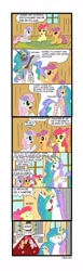 Size: 1240x4015 | Tagged: safe, artist:ciriliko, imported from derpibooru, apple bloom, princess celestia, scootaloo, sweetie belle, comic, cutie mark crusaders, trollestia