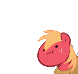 Size: 908x869 | Tagged: safe, artist:the guy that does the reaction face vectors, imported from derpibooru, big macintosh, earth pony, pony, male, reaction image, simple background, stallion, transparent background, vector, wut face