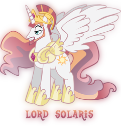 Size: 3563x3701 | Tagged: safe, artist:trotsworth, imported from derpibooru, princess celestia, pony, high res, prince solaris, rule 63, simple background, solo, transparent background, vector