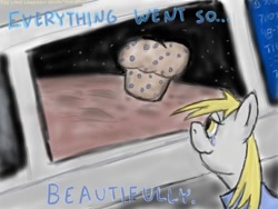 Size: 800x600 | Tagged: safe, artist:thelonelampman, imported from derpibooru, derpy hooves, pegasus, pony, curiosity, female, jpl, mare, mars, muffin, nasa