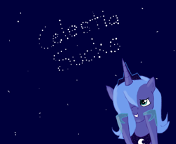 Size: 882x722 | Tagged: safe, artist:qaxis, imported from derpibooru, princess luna, pony, female, implied princess celestia, s1 luna, solo, trolluna