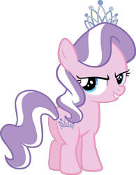 Size: 4000x5117 | Tagged: safe, artist:scrimpeh, imported from derpibooru, diamond tiara, earth pony, pony, .svg available, absurd resolution, accessory, butt, female, filly, jewelry, plot, simple background, solo, tiara, transparent background, vector