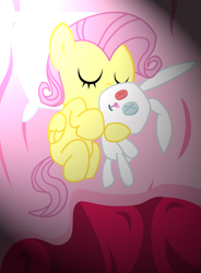 Size: 953x1292 | Tagged: safe, artist:adminindisguise, imported from derpibooru, fluttershy, baby, filly, sleeping