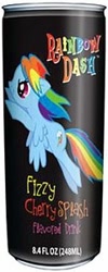 Size: 120x300 | Tagged: safe, imported from derpibooru, rainbow dash, pony, drink, irl, merchandise, photo