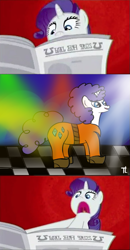 Size: 363x700 | Tagged: safe, artist:thexiiilightning, imported from derpibooru, rarity, pony, 70s, afro, frority, i'll destroy her, meme, solo