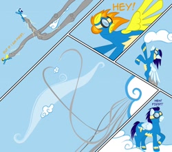 Size: 1280x1131 | Tagged: safe, artist:taharon, imported from derpibooru, soarin', spitfire, comic:the wonderbolts, comic