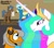 Size: 1280x1131 | Tagged: safe, artist:taharon, imported from derpibooru, misty fly, princess celestia, oc, alicorn, earth pony, pegasus, pony, comic:the wonderbolts, pega dad, wonderbolts