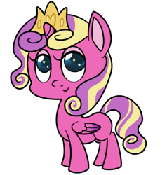 Size: 500x525 | Tagged: safe, imported from derpibooru, princess skyla, alicorn, the crystal empire, spoiler:s03, female, filly