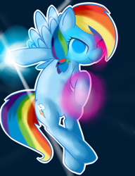 Size: 500x650 | Tagged: safe, artist:pinkieinprivate, imported from derpibooru, rainbow dash, pegasus, pony, ask magedash, female, mare, solo