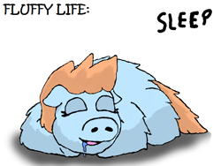 Size: 680x512 | Tagged: safe, artist:mr tiggly the wiggly walnut, imported from derpibooru, fluffy pony, sleeping